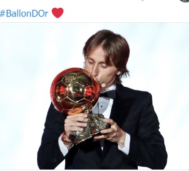 لوكا مودريتش يحتفل بإيموشن قلب وتهنئة من رئيسةكرواتيا..وصدمة لتراجع ميسي