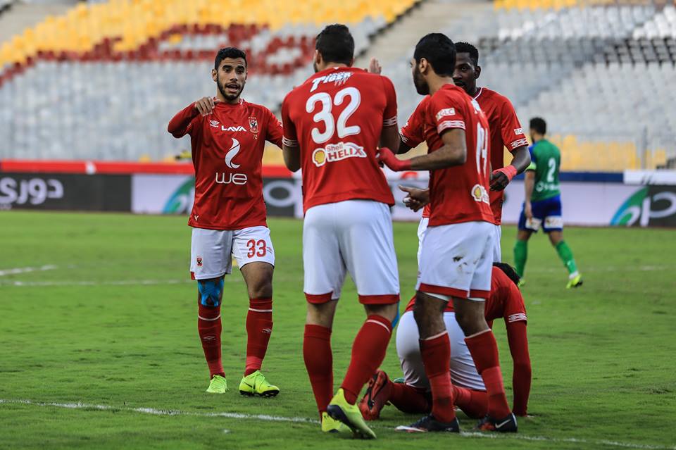 مباراة الأهلي اليوم : جيرالدو وأجايي يقودان هجوم الأهلي أمام انبي فى الدوري