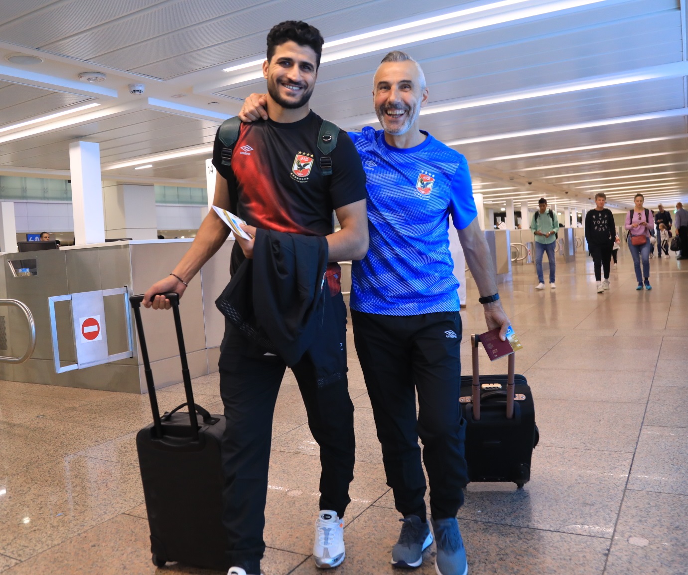 الأهلي نيوز : بعثة الأهلي تغادر الإمارات بعد إنهاء معسكر دبي
