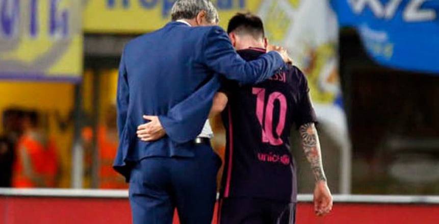 كيكي سيتين مدرب برشلونة يتحدث عن أزمة ميسي وأبيدال:لست أبا لأي لاعب في الفريق