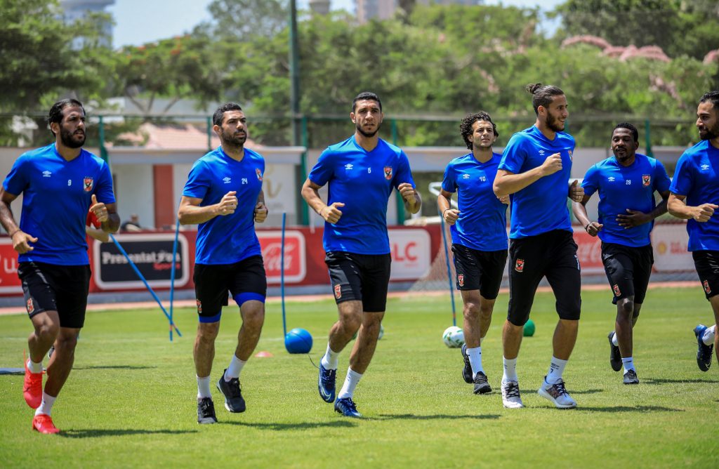 الأهلي نيوز : مران الأهلي : كرة طبية للاعبين ..وجلسة مع محمود
