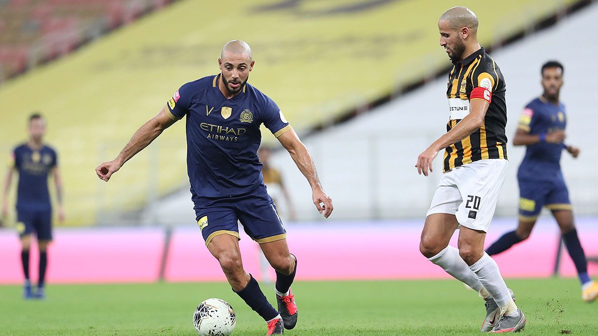النصر السعودى يفقد نور الدين أمرابط فى دورى أبطال آسيا(فيديو)