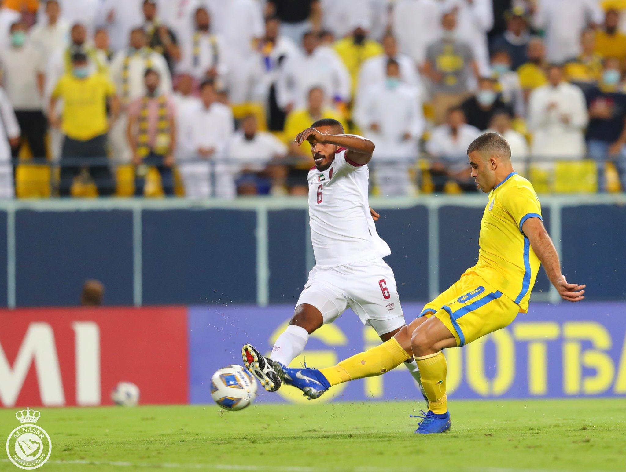 النصر يكتسح الوحدة بخماسية ويتأهل لنصف نهائى دوري أبطال آسيا(فيديو)
