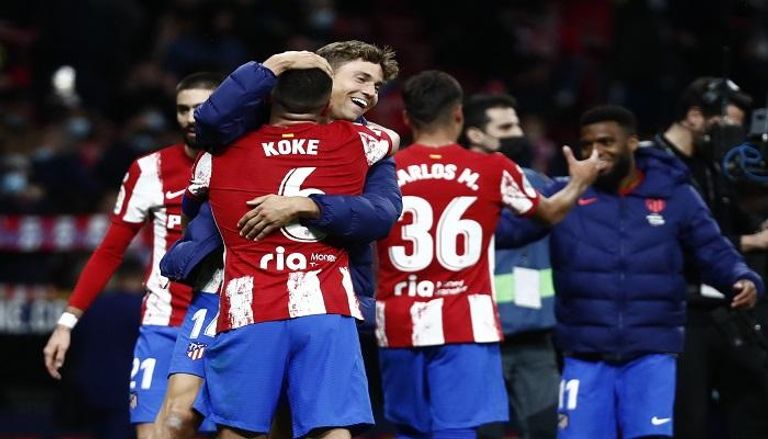 أتليتكو مدريد يهزم مانشستر سيتي بنتيجة 2-1 : فيديو