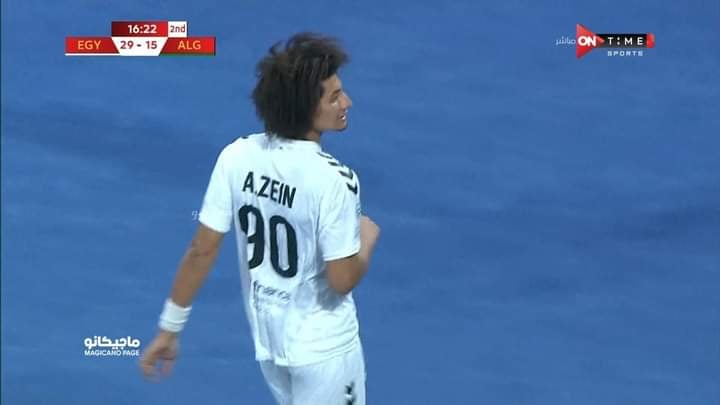 علي زين يقود منتخب مصر لتدمير محاربي الجزائر فى بطولة أفريقيا لكرة اليد