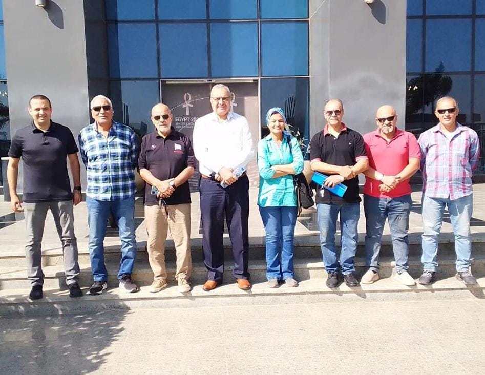 صور..اللجنة المنظمة لبطولة العالم البارالمبية للكرة الطائرة تتفقد صالات نادى النادى بالعاصمة الإدارية