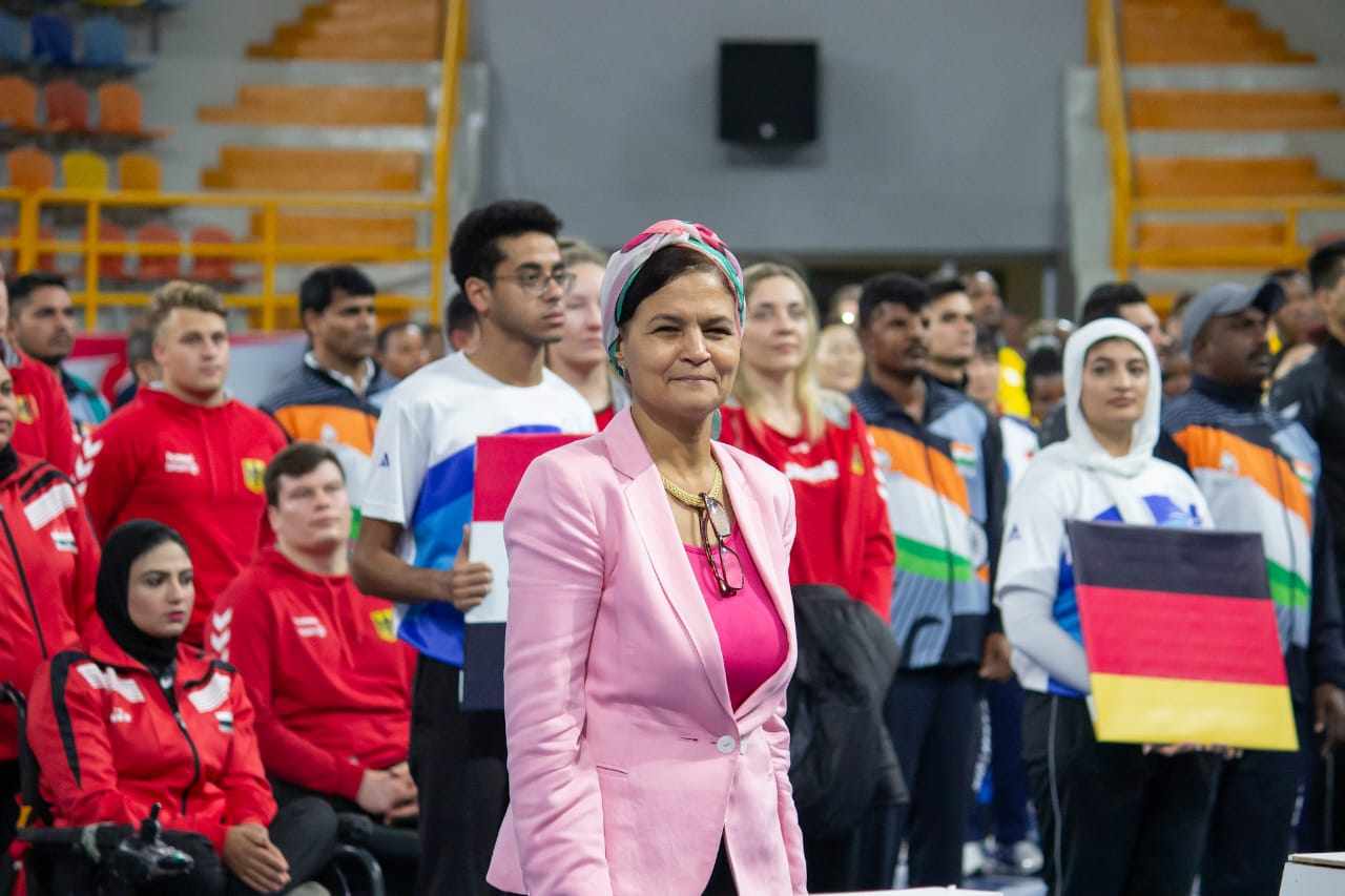هويدا مندى تدعو الجماهير وطلبة الجامعات لمؤازرة منتخب الكرة الطائرة البارالمبى أمام إيران غدا