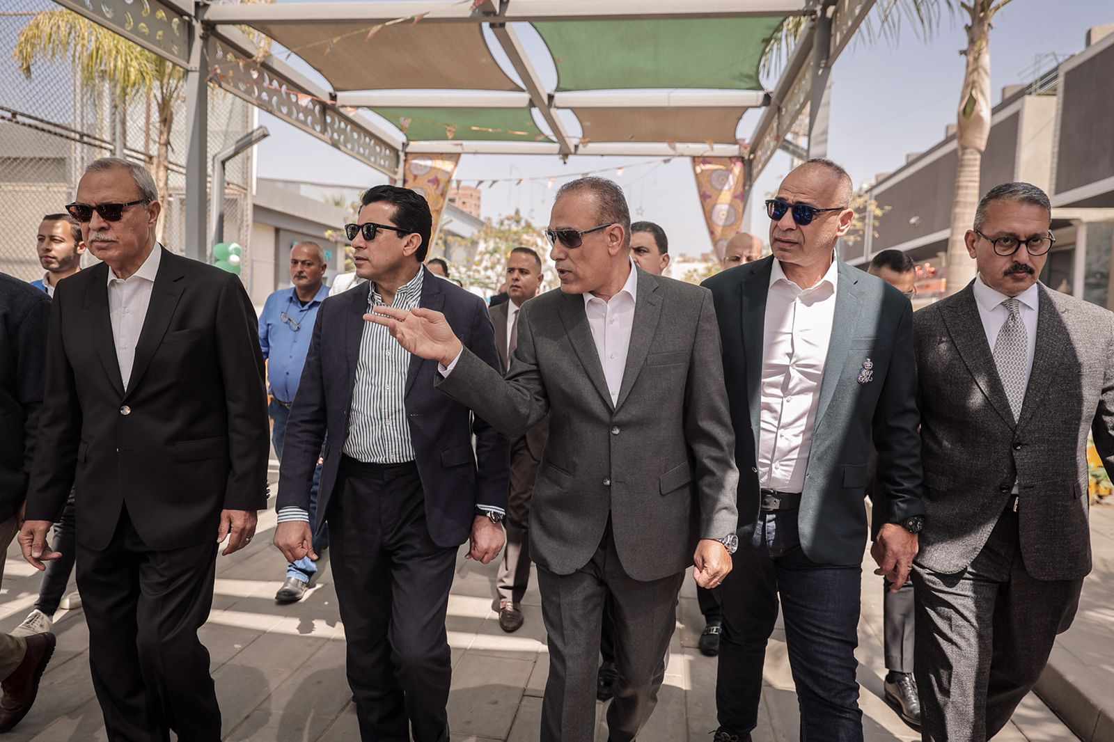 وزير الرياضة يفتتح حمام السباحة الأولمبي في سيتي كلوب بنها