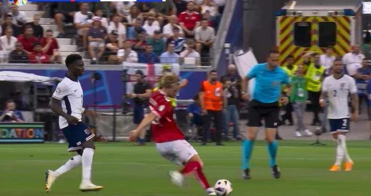 شاهد التعادل يحسم مواجهة منتخب انجلترا أمام منتخب الدنمارك في يورو 2024